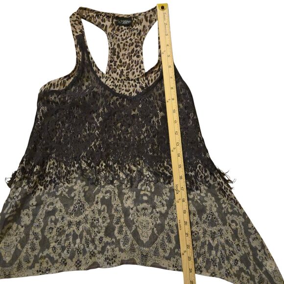 VTG Daytrip S Baby Doll Top Cheetah Animal Fairy Grunge Witchy 90's Y2K - Picture 9 of 10